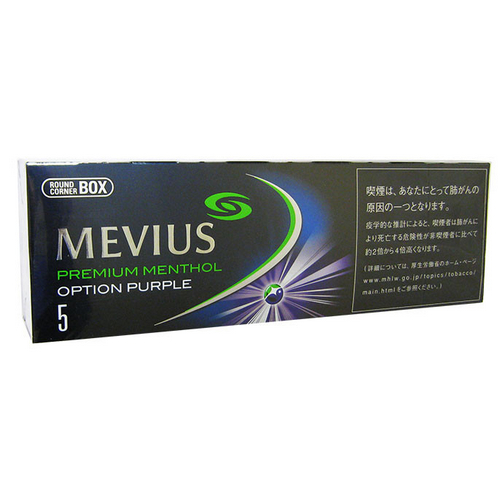 Mevius Premium Menthol Option Purple 5 Японские сигареты Mevius Premium Menthol Option Purple 5