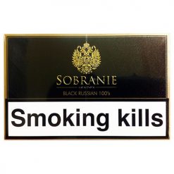 Европейские сигареты Sobranie Black Russian 100s