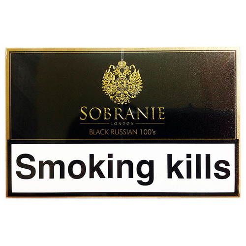 Sobranie Black Russian 100s Европейские сигареты Sobranie Black Russian 100s